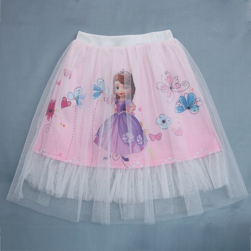 Kids Skirts Girls Tutu Cartoon